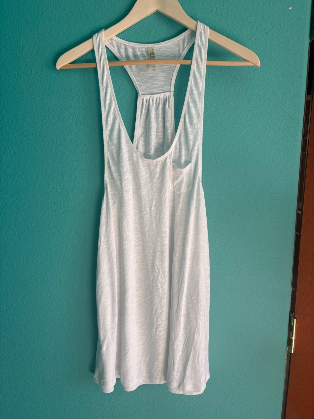 Victoria’s Secret white racerback swim cover up